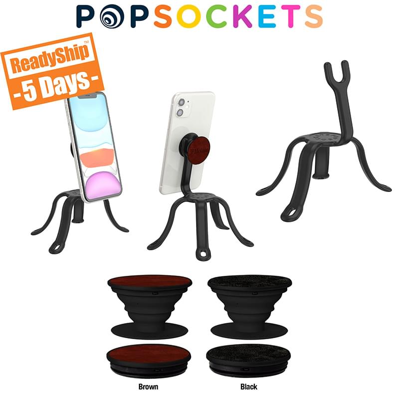 PopSockets® Flex Mount With Pop Vegan Leather