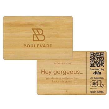 Elify Tap Plus Digital Business Card Bamboo