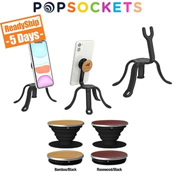 PopSockets&reg; PopMount Flex 2 - PopGrip Wood